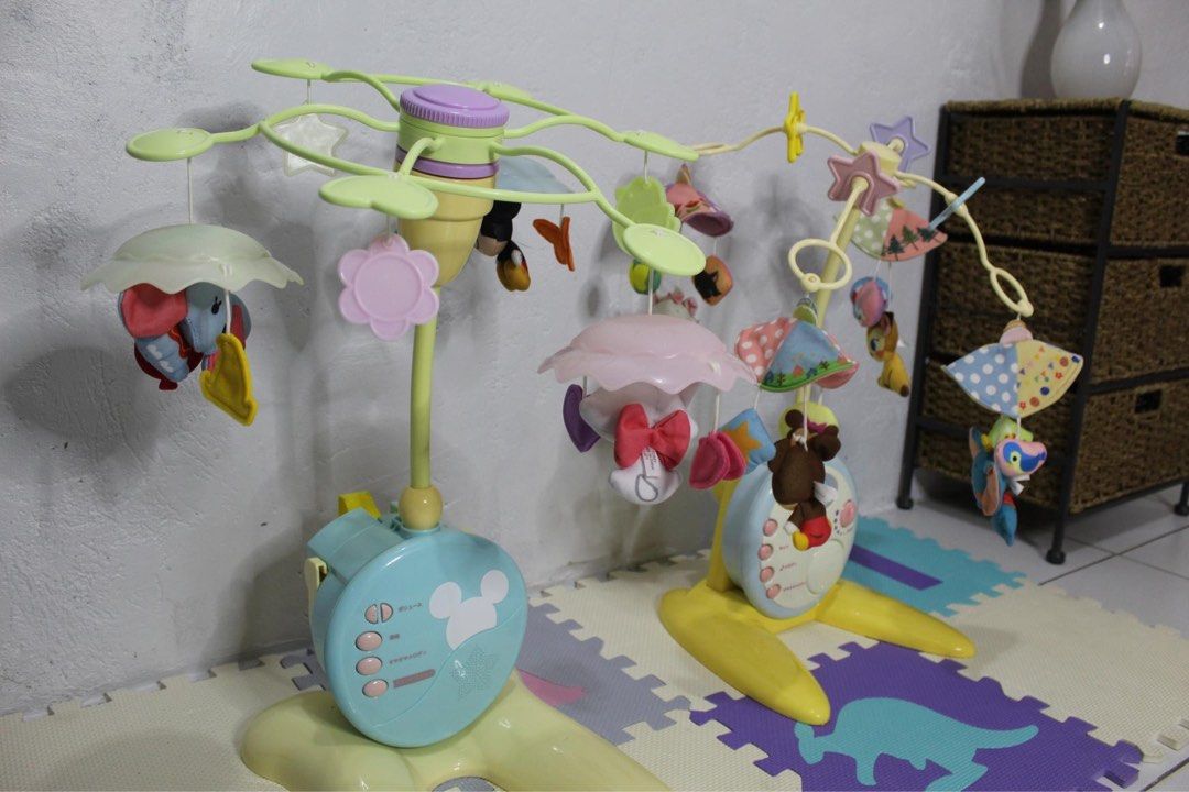 2 in 1 Mobile Crib Toy 🇯🇵 (Category: Cots & Cribs) located in San Fernando. Submitted by juls.japan.surplus (Listing ID 1331916455, Image 2). Description: 2 in 1 Mobile Crib Toy 2pcs available Battery operated With lights and many options of music Good condition 500 pesos each.