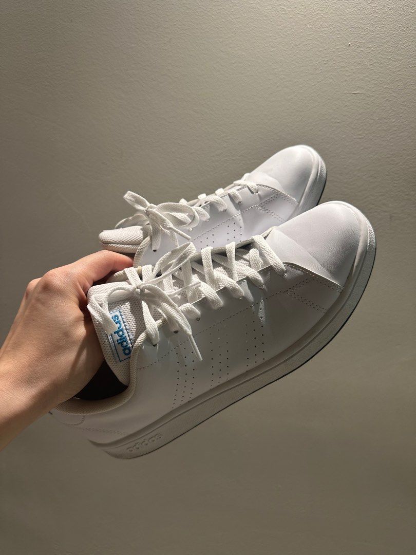 adidas gazelle silver green womens Adidas Advantage 2.0 Lifestyle Shoes For Women, Cloud White & Cloud Wh