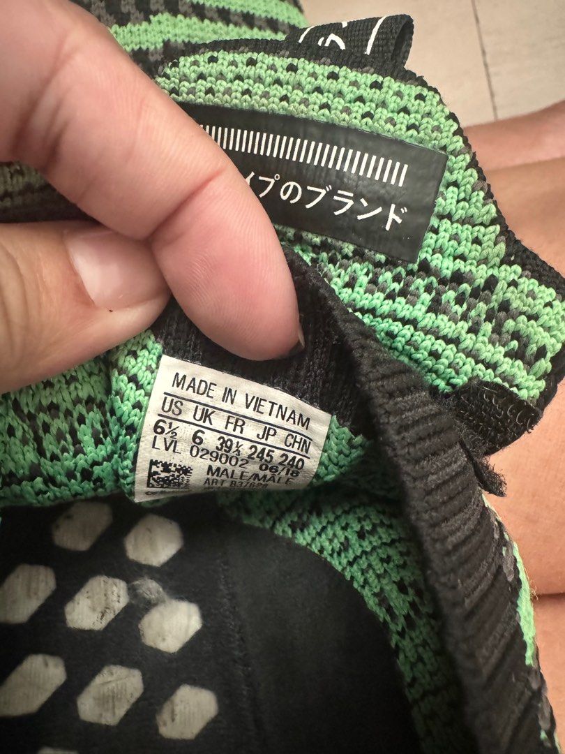 ADIDAS NMD Boost Running Shoes Green PK Knit Slip On B37628 Mens Men s Fashion Activewear on Carousell