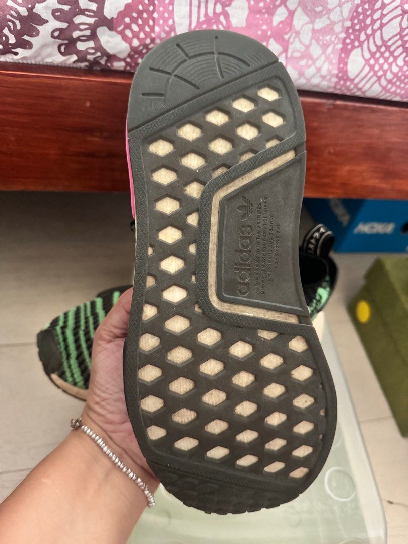 ADIDAS NMD Boost Running Shoes Green PK Knit Slip On B37628 Mens Men s Fashion Activewear on Carousell