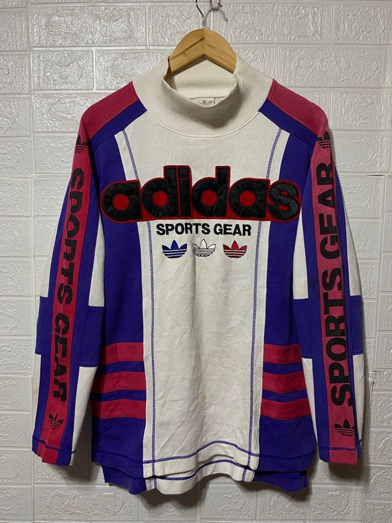 Adidas Sports Gear Vintage turtle neck, Men's Fashion, Coats, Jackets