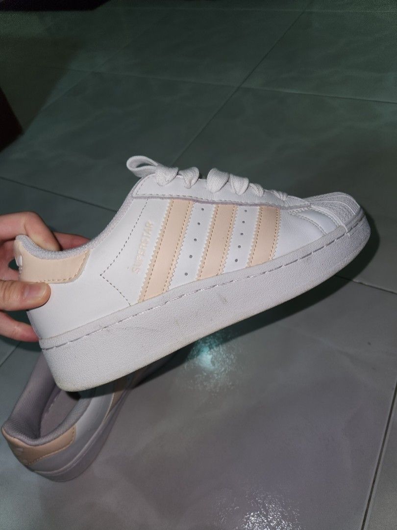 Adidas superstar peach sale
