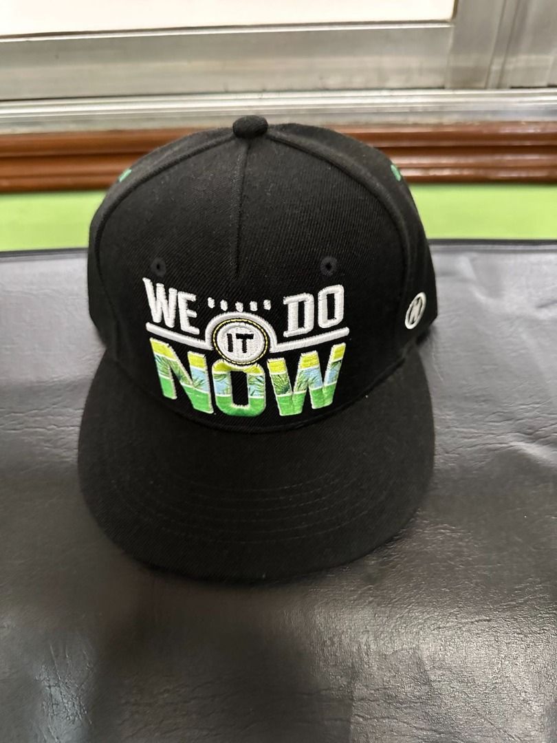 [BRAND NEW] Authentic Vintage We Do It Now Statement Snapback (Category: Caps & Hats) located in Quezon City. Submitted by ritageneralgoods (Listing ID 1331787684, Image 1). Description: Authentic Vintage We Do It Now Statement Snapback Hard to find design Brand: Urban Swagger Condition: Brand New RFS: Decluttering; bought from abroad MOP: Gcash or bank transfer. No COD Pickup Loc: Brgy. Mariana, Quezon City Pickup c/o Buyer.