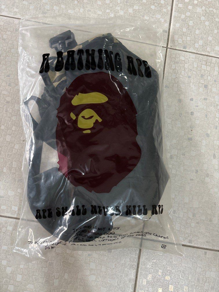 Bape bag plastic outlet