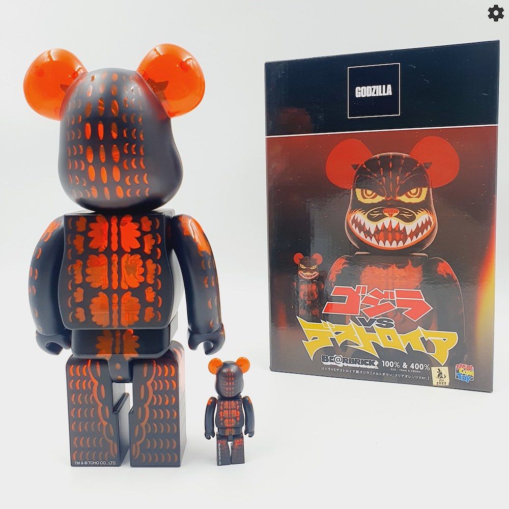 MEDICOM TOY - BE@RBRICK ゴジラメルトダウン クリアオレンジ 1000% Amazon.co.jp: BE@RBRICK ゴジラ VS デストロイア版 ゴジラ