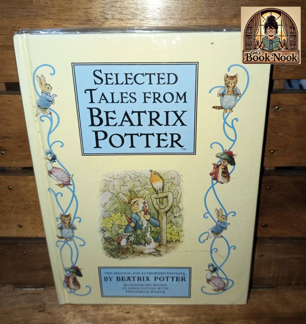 Books by Beatrix Potter (HC) (Category: Storybooks) located in Pasig City. Submitted by len_a (Listing ID 1331923300, Image 3). Description: Preloved items Good condition Both name inscriptions (penciled) Both with colored pages Hardcover format Includes: 1. The Tale of Peter Rabbit and Other Favorite Stories 2. Selected Tales from Beatrix Potter - foxing on sides of the book .