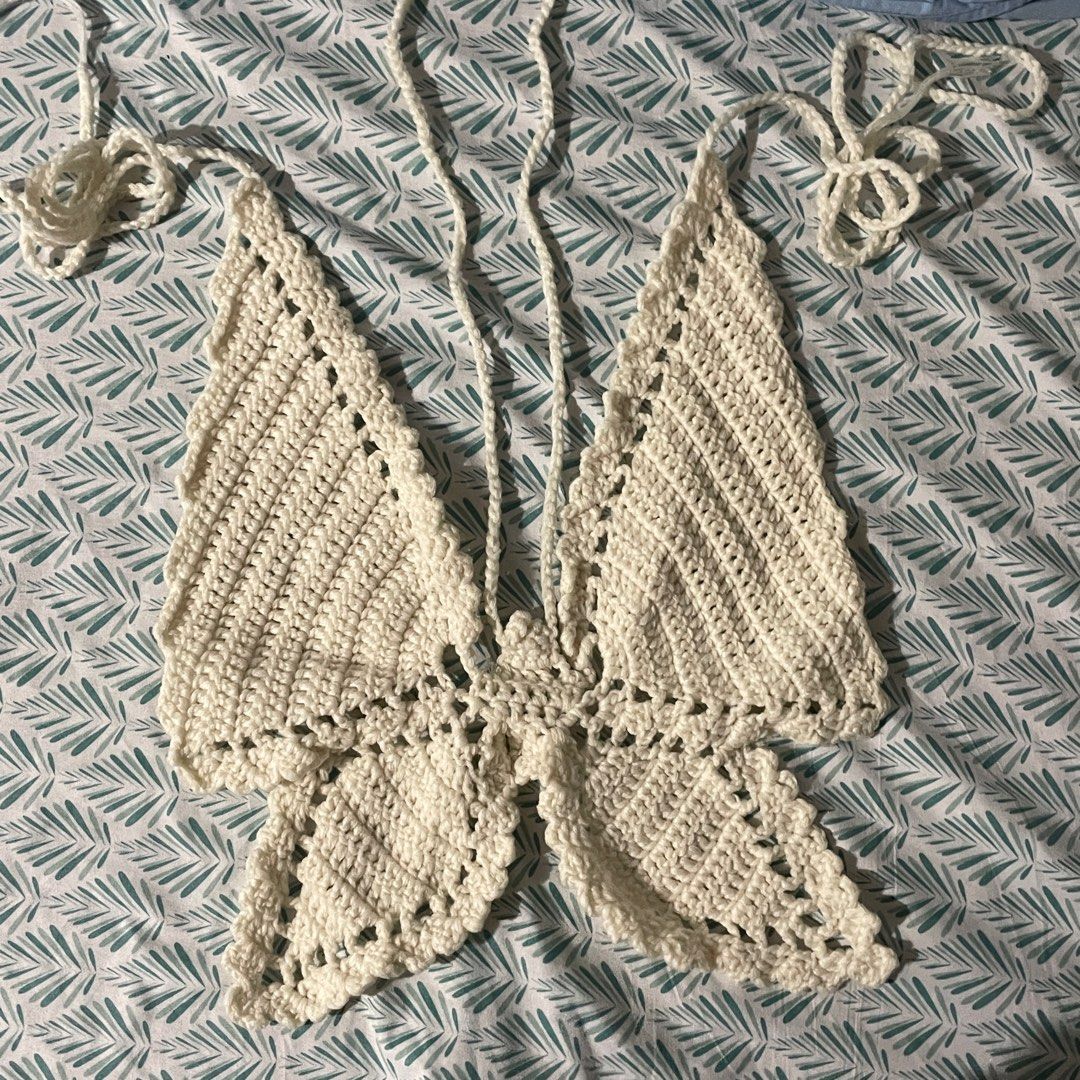 Butterfly Crochet Top (Category: Others Tops) located in Dasmarinas. Submitted by jugem (Listing ID 1331842047, Image 1). Description: .