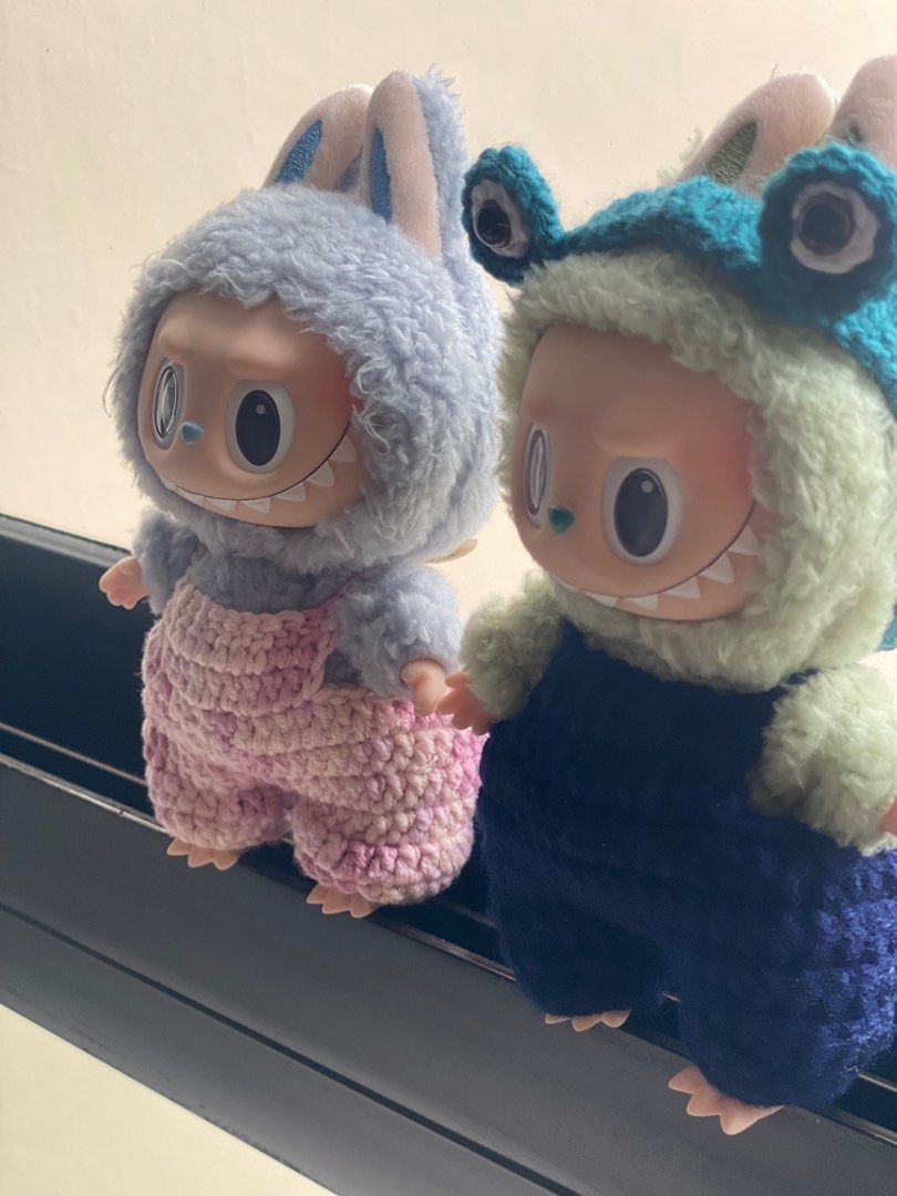 Customizable Crochet Labubu Attire, Hobbies & Toys, Toys & Games on ...