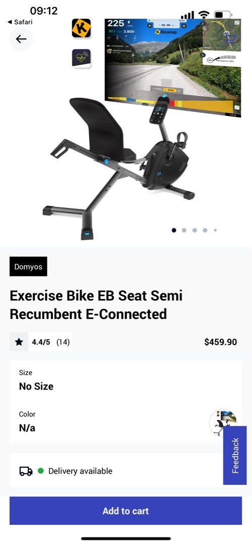 Decathlon Recumbent Exercise Bicycle Sports Equipment Exercise Fitness Cardio Fitness Machines on Carousell