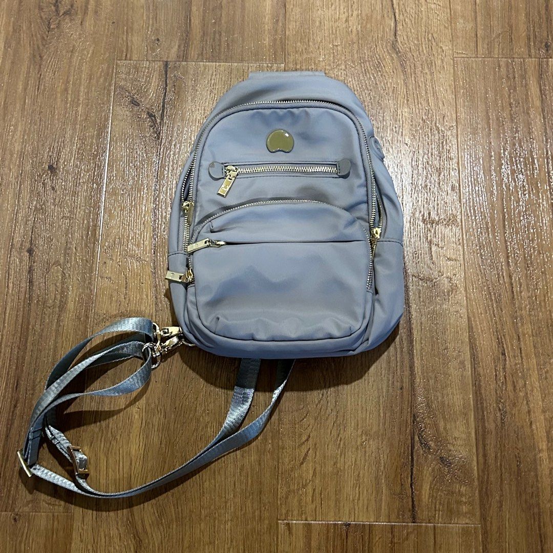 Delsey Paris Gray 2 in 1 Bag Women s Fashion Bags Wallets Backpacks on Carousell