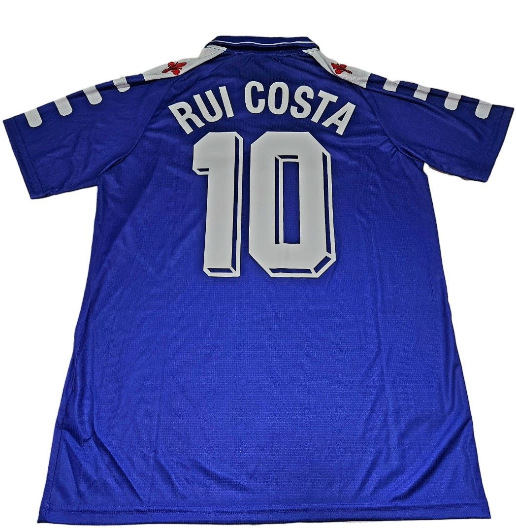 Fiorentina 1998/99 (98/99) Home Kit w/ Rui Costa nameset, Men's