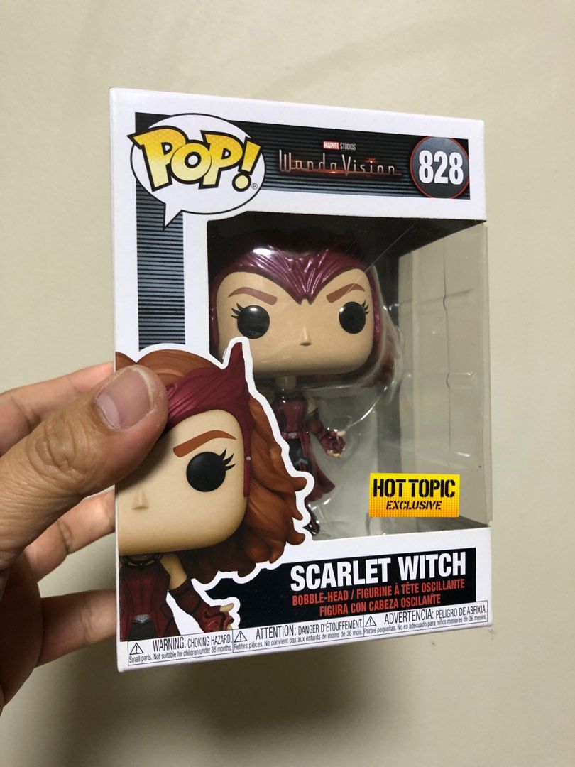 Funko Pop Scarlet Witch 828 Hot Topic Exclusive (NEW - unopened) (Category: Designer & Blind Box Toys) located in Mandaluyong City. Submitted by larius (Listing ID 1331870594, Image 1). Description: Never opened. RFS: quitting Pops Meetups preferred so the box can stay undamaged..