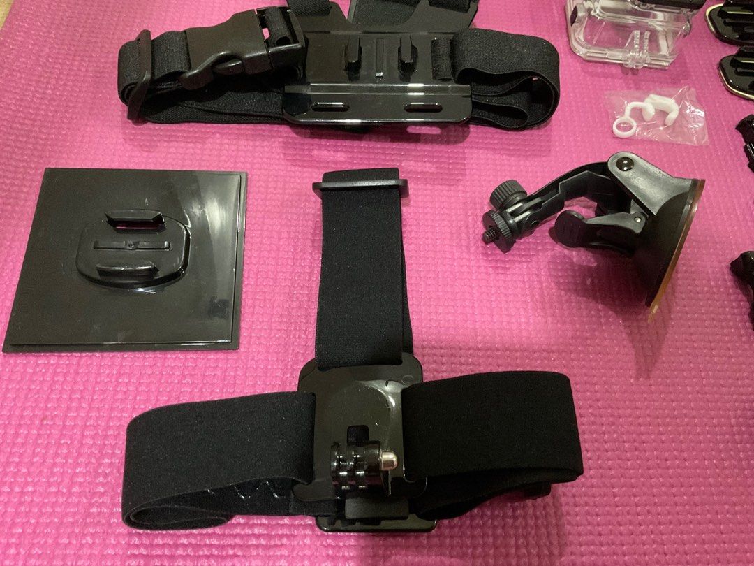 GoPro Accessories (Category: Other Mobile & Gadget Accessories) located in Paranaque City. Submitted by mcab_ (Listing ID 1331858766, Image 2). Description: Stored, not used Selling all my gopro accessories Silicon locking plug insert - P80 Bike handlebar mount -P200 Bike/motor handlebar clamp P200 The rest pls DM. Will update the pricelist asap.