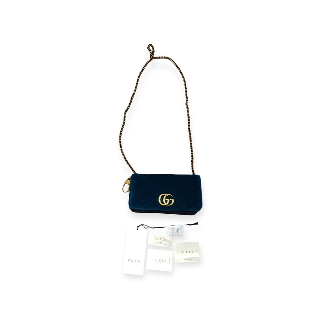 Gucci marmont mini velvet store