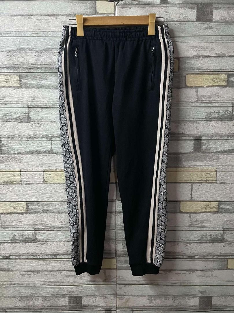 Gucci Snake Sidetape Logo Black Jogger