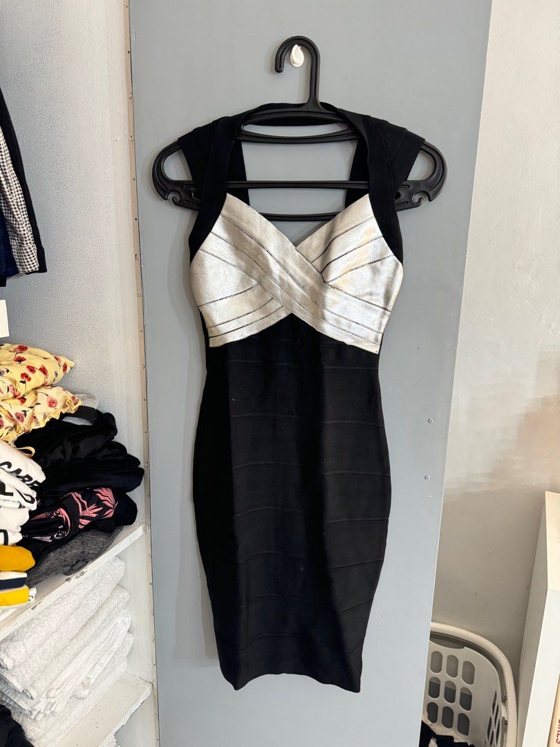 Herve leger black dress new arrivals