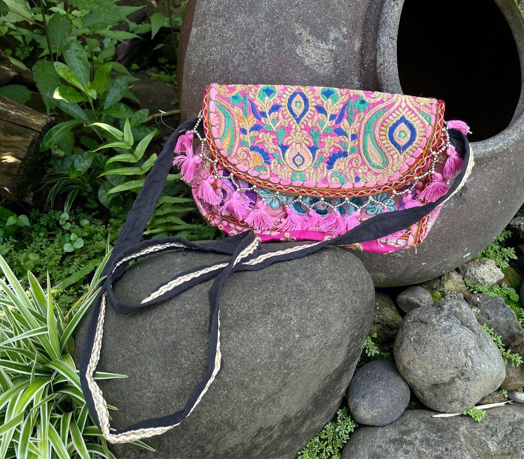Imported Rajasthani sling bags from India (Category: Cross-body Bags) located in Dasmarinas. Submitted by mallimeow (Listing ID 1331751252, Image 2). Description: Imported Rajasthani sling bags from India 🇮🇳.