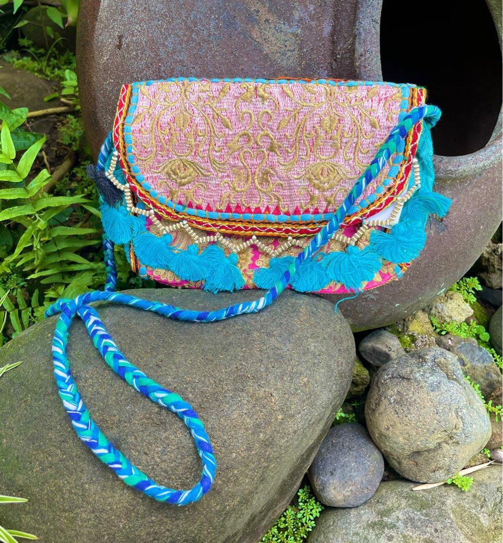 Imported Rajasthani sling bags from India (Category: Cross-body Bags) located in Dasmarinas. Submitted by mallimeow (Listing ID 1331751252, Image 3). Description: Imported Rajasthani sling bags from India 🇮🇳.