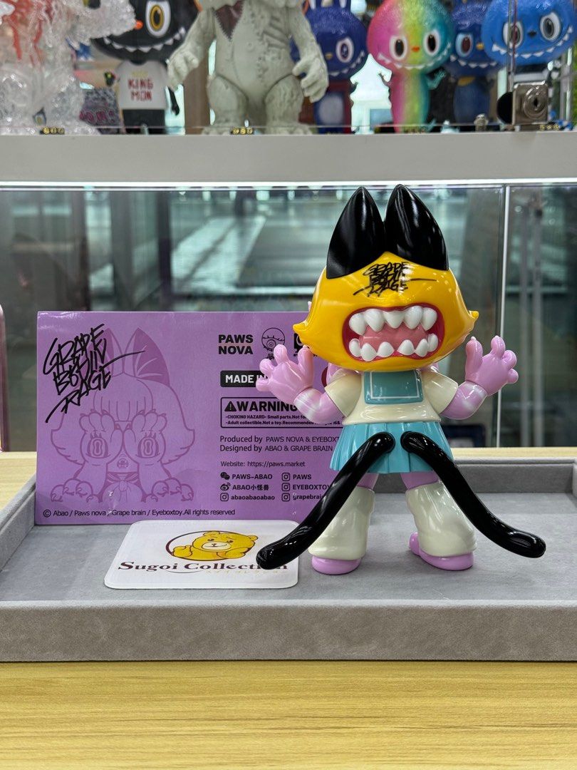 In Stock] Grape Brain x Abao Momochan “Cheshire Cat” (Signed by
