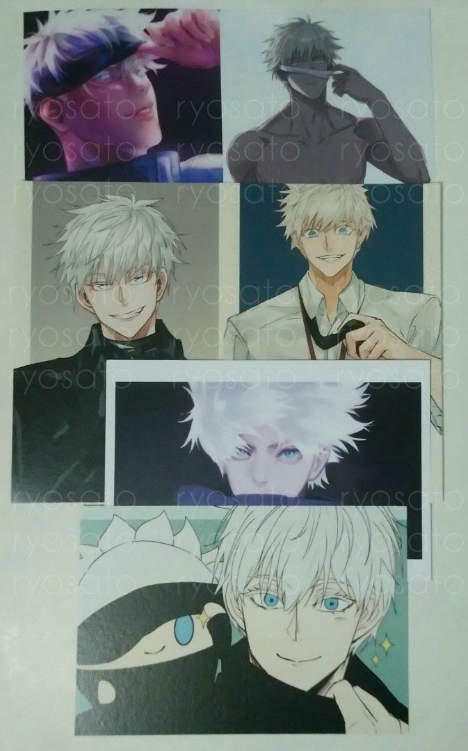 [jujutsu kaisen jjk] gojo satoru postcard set, Hobbies & Toys ...