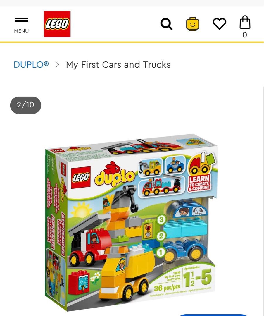 Amazon Lego Duplo 10816 My First Cars Trucks Lego Duplo My First
