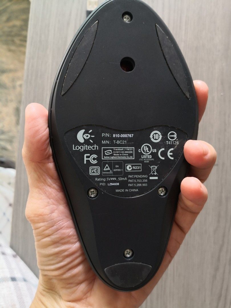 Logitech Trackman Marble Trackball Mouse63139193034754112