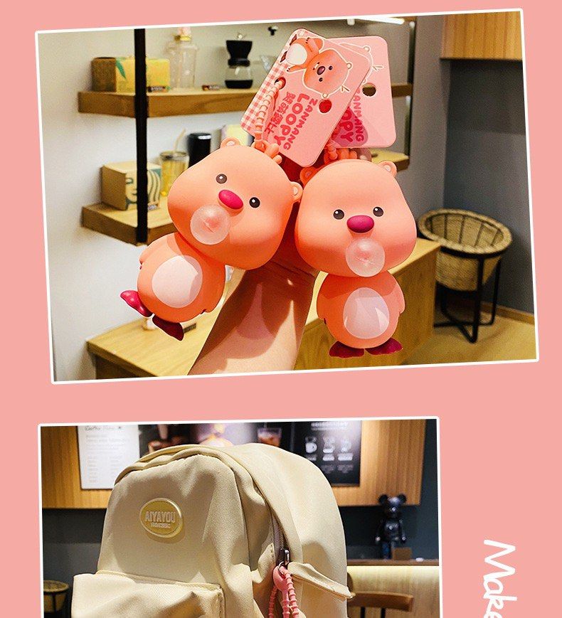 Loopy keychains (Category: Character Goods) located in Singapore. Submitted by jasmineeeeeeeeeeeeeee (Listing ID 1331787356, Image 1). Description: Brand new, have more than 1! PM me for bundle deals if you plan to buy more! I can give discount if you buy more. (Side business so I do have a variety of blindboxes & legos, check out my IG: @gazzy_co ).