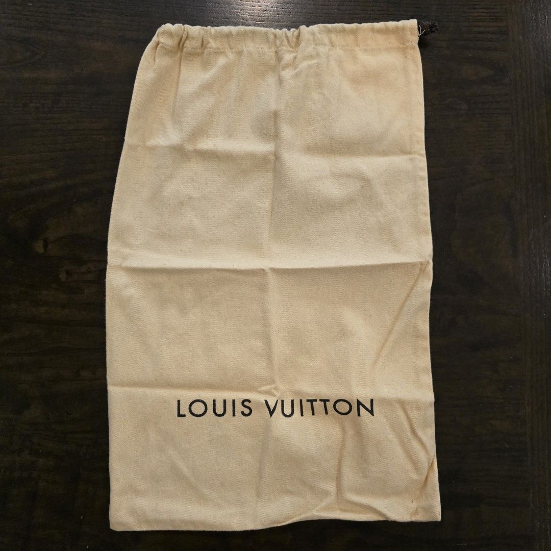 Louis Vuitton Dust Bag Authentic (for shoes) (Category: Luxury Bags & Wallets) located in San Juan City. Submitted by super.saver8 (Listing ID 1331822964, Image 1). Description: authentic LV dust bag large size, perfect for shoes.
