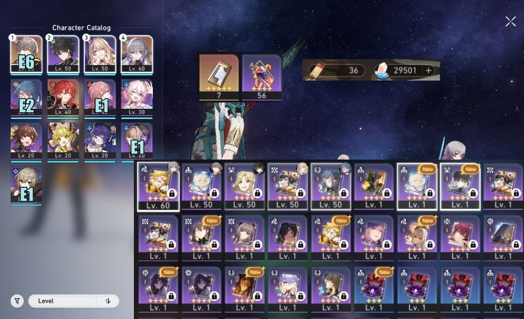 LVL47 220 Pulls with Bronya and Himeko Honkai Star Rail, Video Gaming