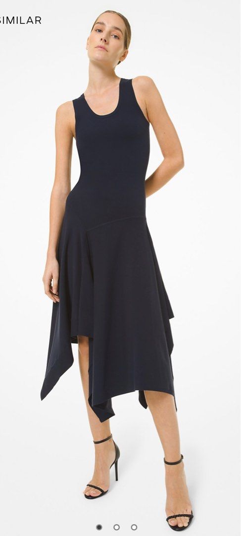 Michael kors asymmetrical dress cheap