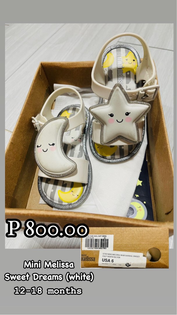 Mini melissa mar sandal sweet dreams hot sale