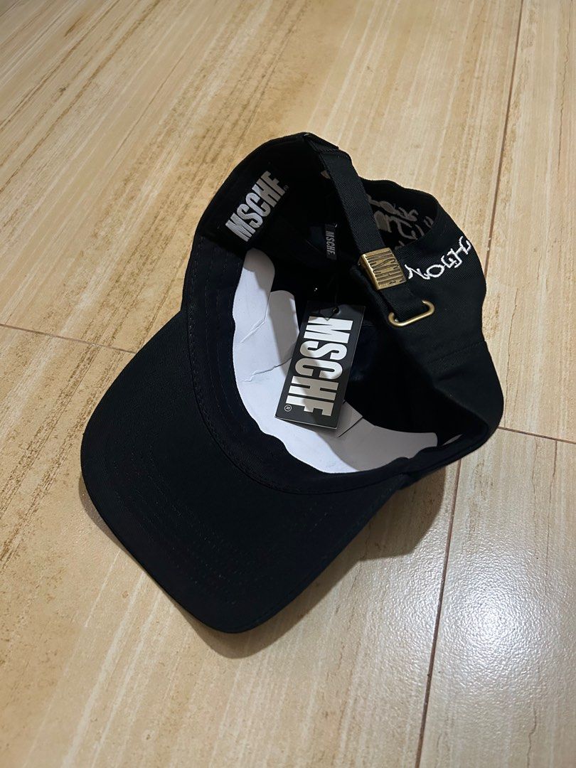 MSCHF SCRIPT CAP (Category: Caps & Hats) located in Plaridel. Submitted by hatsandthreadsco. (Listing ID 1331880484, Image 3). Description: As new condition Complete tags and hangtag Embroidered design / Buckle strap 550 only Plaridel Bulacan loc Dm for more info.