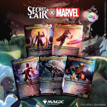 Secret Lair Marvel Nonfoil Bundle 特典付き The Mighty Non-Foil Bundle | Secret Lair