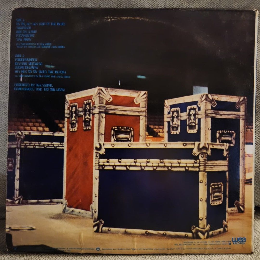 Neil Young & Crazy Horse - Rust Never Sleeps LP (Category: Vinyls) located in Caloocan City. Submitted by Secondhand_Sureshots (Listing ID 1331855484, Image 2). Description: Neil Young & Crazy Horse - Rust Never Sleeps Cover VG+ Media EX Php 1100 Domestic pressing. Clean copy #neilyoung #neilyoungandcrazyhorse #rustneversleeps #godfatherofgrunge #philippinepressing #vinylrecords #recordsforsale.