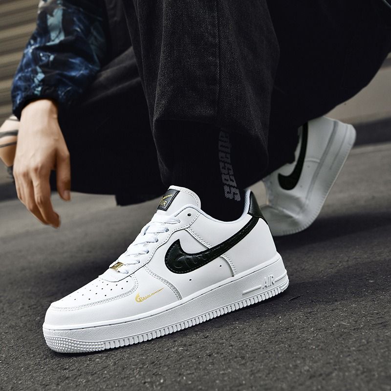 Low top white air forces top