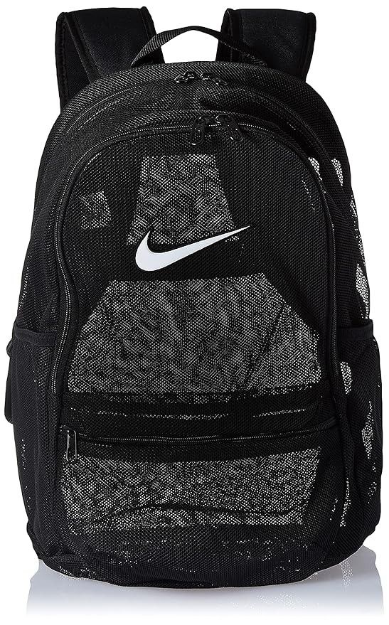 mesh nike backpacks Brasilia backpack Rush Pink/Rush Pink/White side pockets Nike Brasilia Mesh 9.0 Backpack