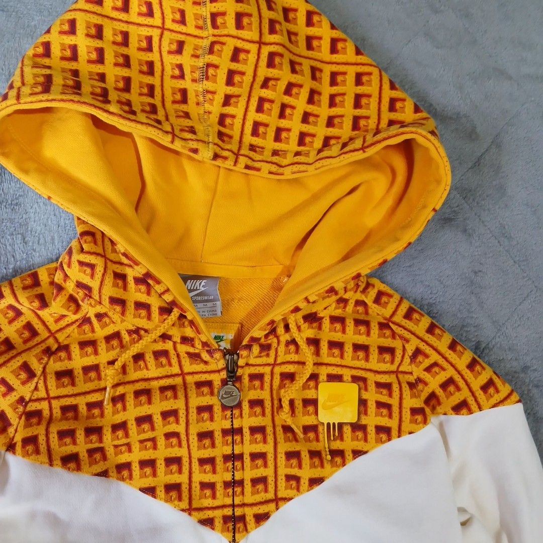 Nike waffle texture zip chacun hoodie