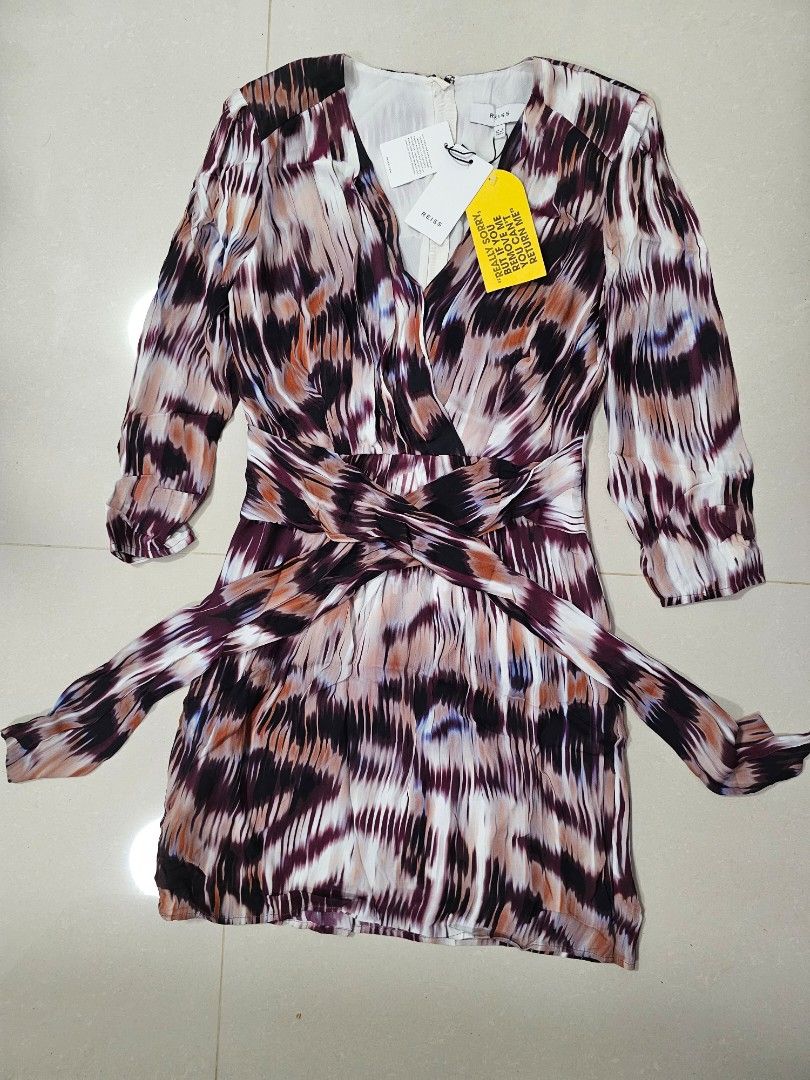 300 NWT Reiss Belted Dress Women s Fashion Dresses Sets Dresses on Carousell