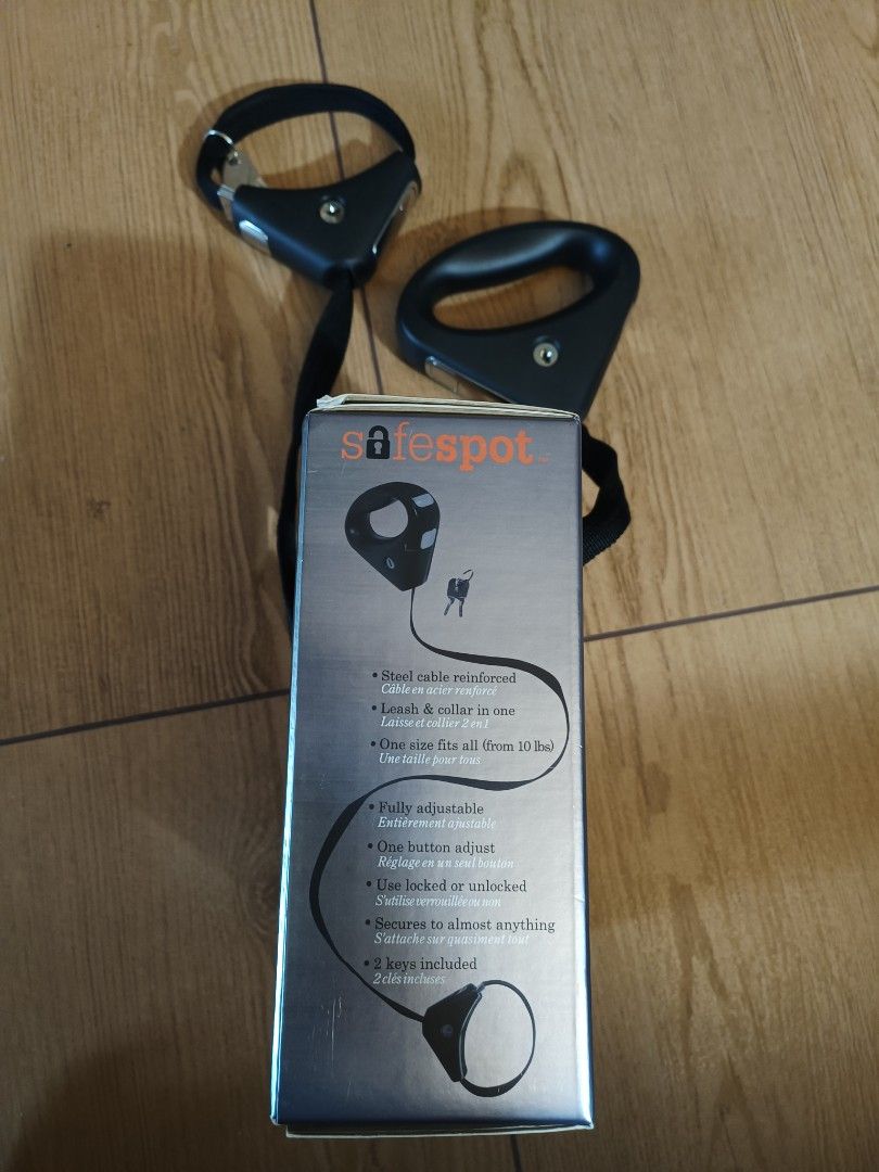 Safespot locking leash outlet