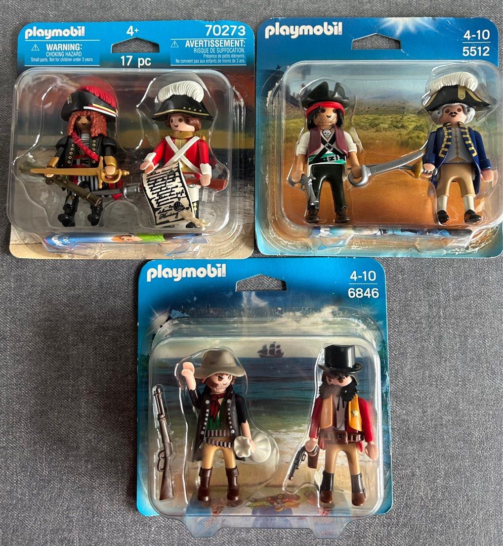 Playmobil Duo Blister Packs 70723 Naval Red Coat and Black