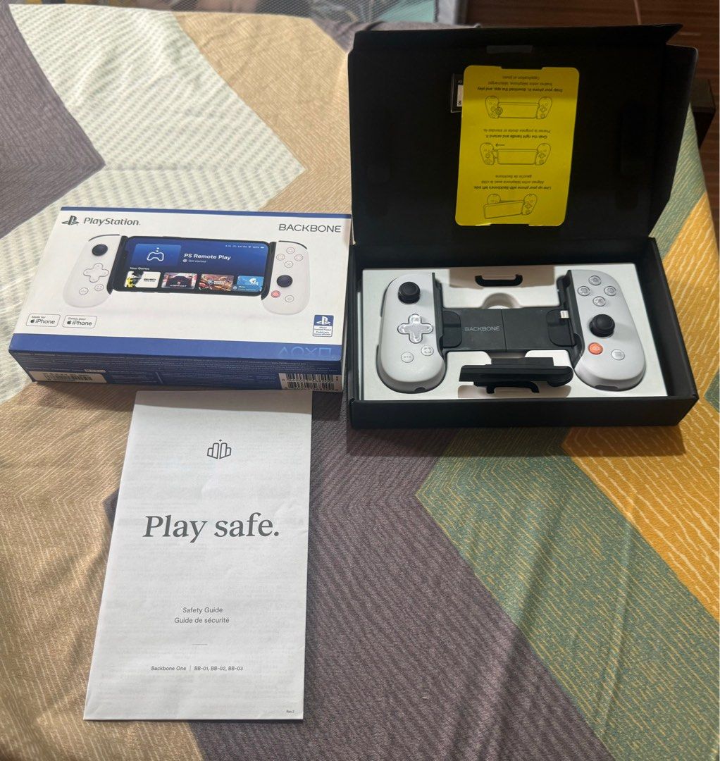 Playstation backbone for iphone (Category: PlayStation) located in Manila. Submitted by irvinekinn34805 (Listing ID 1331742129, Image 1). Description: Actual picture Minsan lang nagamit sa COD at Genshin Impact iPhone compatibility Iphone 13 Pro Iphone 13 Pro Max Iphone 14 Iphone 14 Plus Iphone 14 Pro Iphone 14 Pro Max RFS - nabenta na yung iphone 14 Plus Meet ups depende pero pasig area ako (better nag install ng COD para ma test yung backbone 1