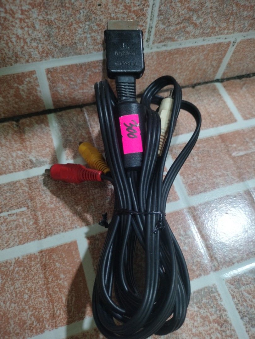 ps1 av cable, Video Gaming, Video Games, PlayStation on Carousell