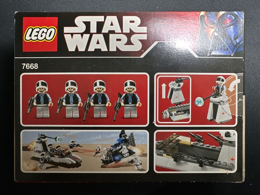 (Retired 2008) LEGO Star Wars 7668 Rebel Scout Speeder Battle Pack ...