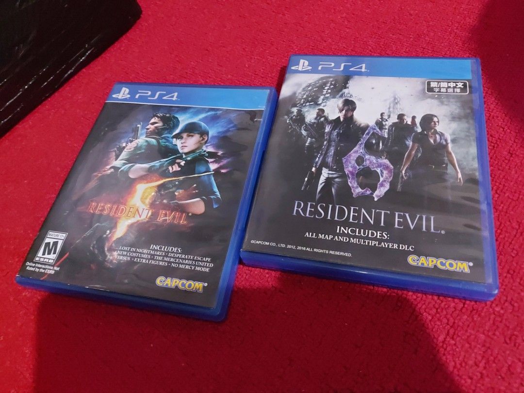 Resident evil 5 & 6 playstation 4 games bundle, Video Gaming, Video
