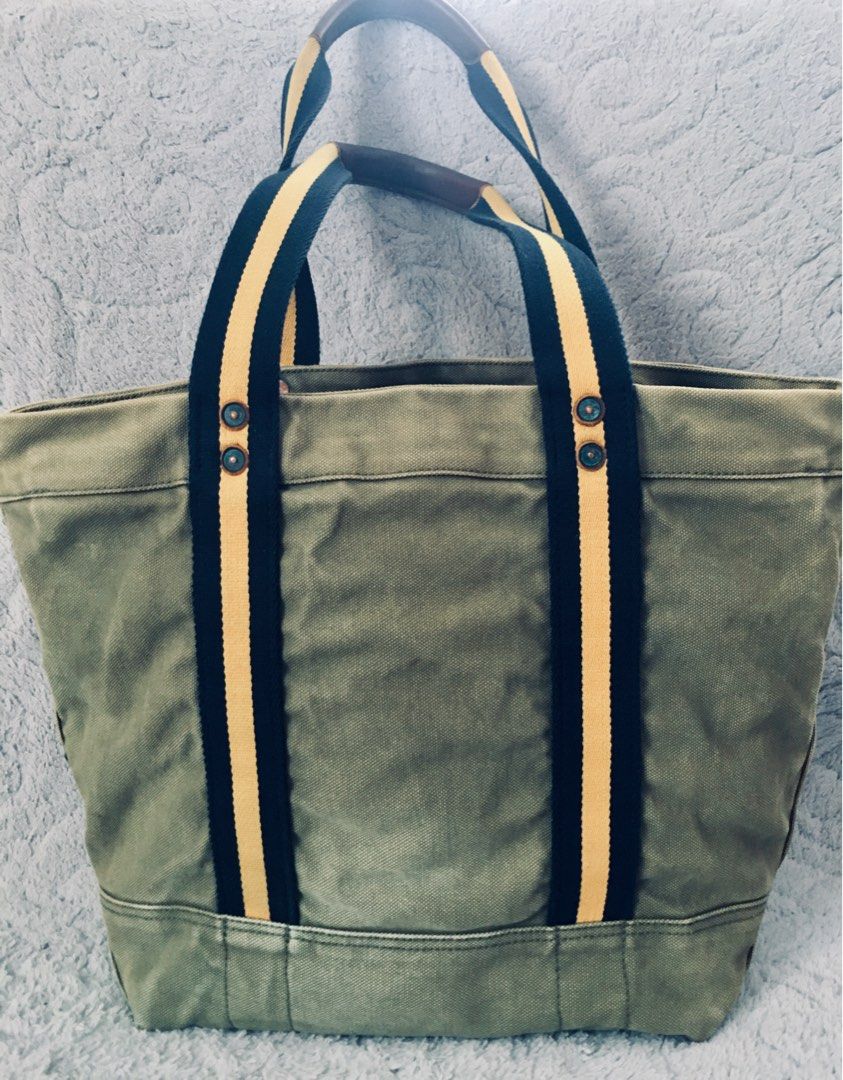 RL Big Pony canvas tote Women s Fashion Bags Wallets Tote Bags on Carousell