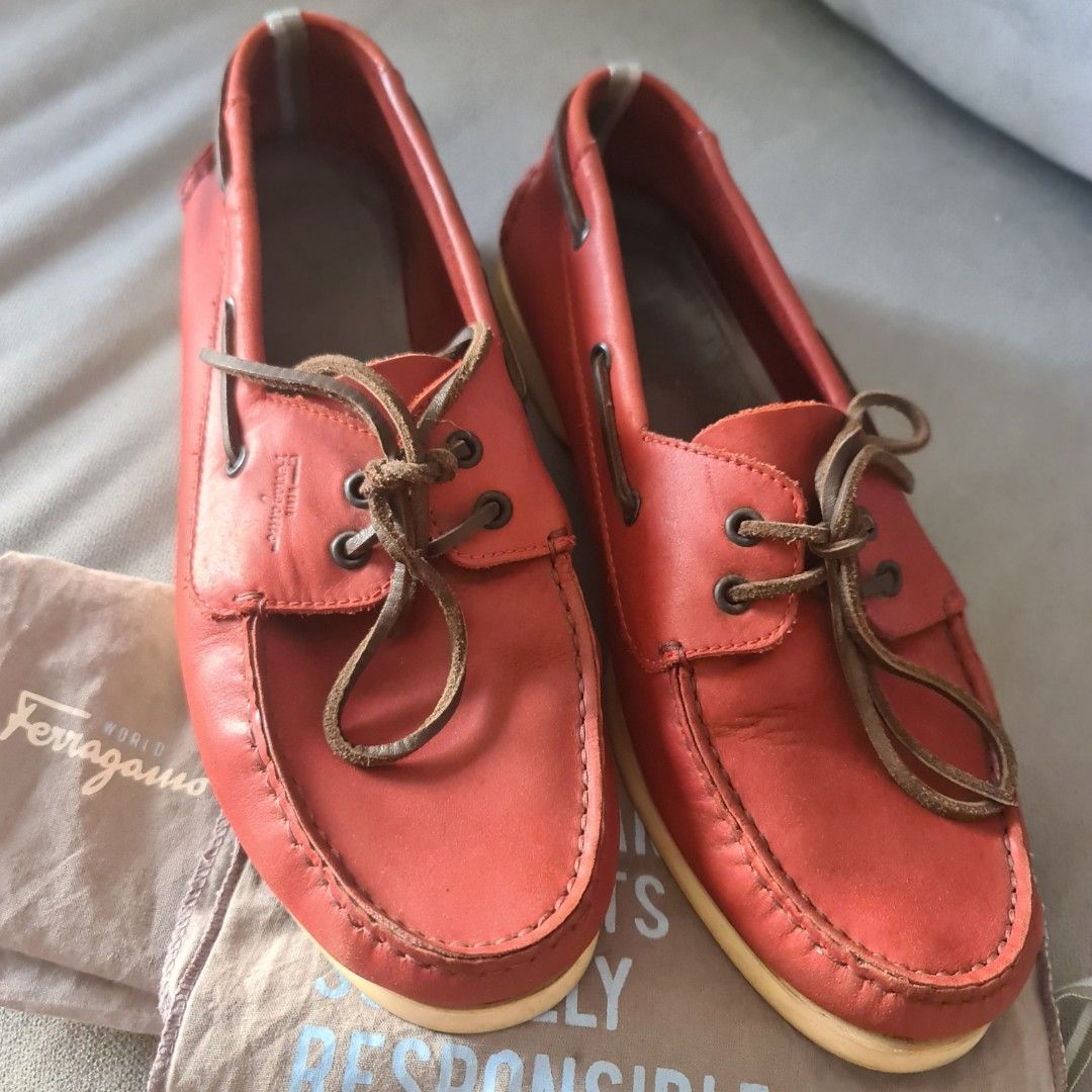 Salvatore ferragamo boat shoes store