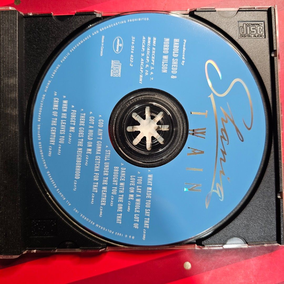 Shania Twain - Shania Twain - CD Mint (Category: CDs & DVDs) located in Quezon City. Submitted by serefrenpaz (Listing ID 1331842361, Image 2). Description: Good Day Buyers! 💖💖💖Here are the PAYMENT payment options 💖💖💖 ✨1. GCash - 09164862096 ✨2. Bank Deposit - BPI, BDO, Unionbank, Landbank, Palawan, Cebuana ✨3. Paypal for international buyers 💕💕💕Meet Up Options💕💕💕 ✨1. McDo Kamias Quezon City ✨2. Jolibee Anonas Kamias Intersection ✨3. 