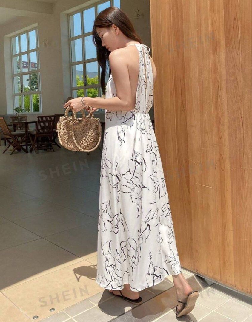 Shein Floral Maxi Dress (Category: Dresses) located in Pagadian. Submitted by kcmph (Listing ID 1331770823, Image 2). Description: Used once Bought Brandnew SHEIN app Size XS fits til Small Plus sf.