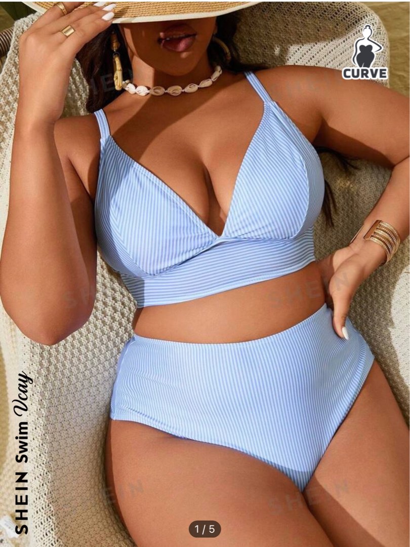 Shein swimwear plus size top