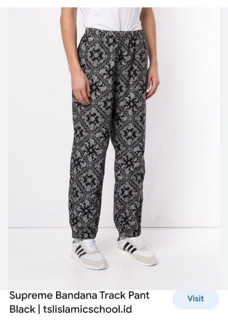 Supreme bandana track pant store